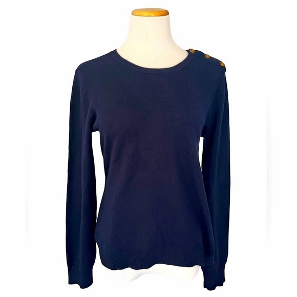 Ralph Lauren Sweaters - Ralph Lauren 100% Cashmere Sweater in Navy Size Large